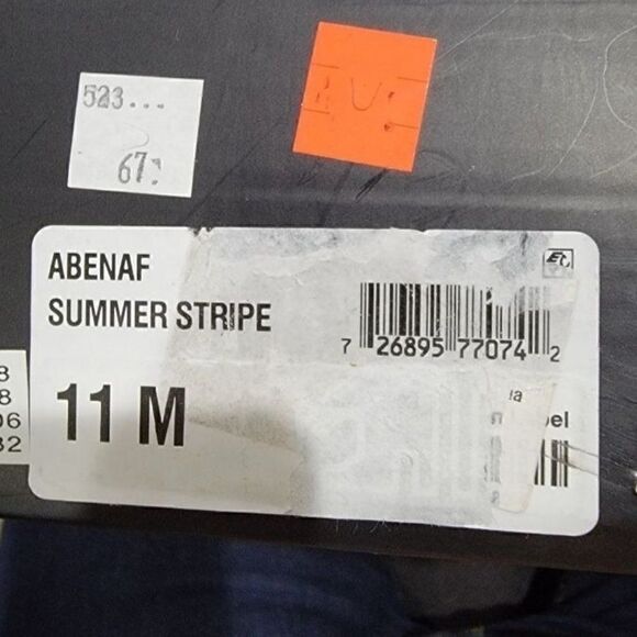 INCāWomen'sāAbenaĀ PoolāSlidesāStripeāSzā11M - Picture 9 of 9